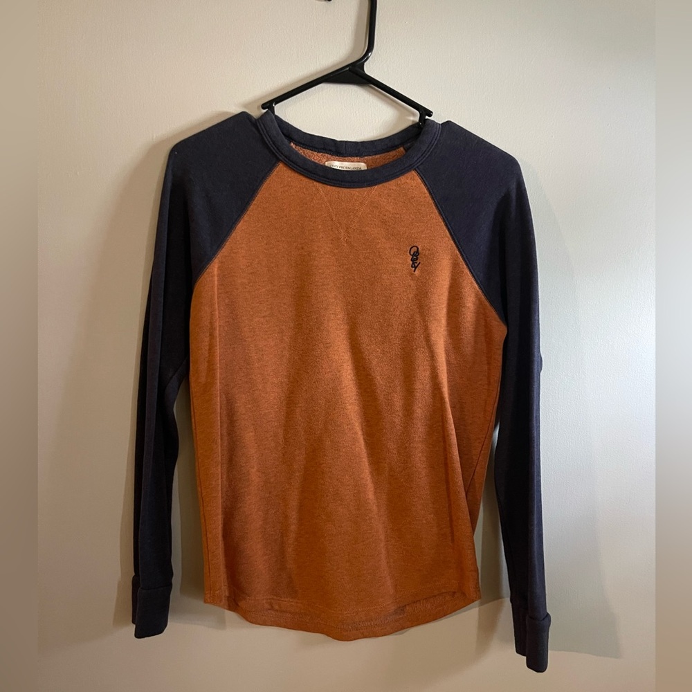 Obey Orange and Black Women's Sweater